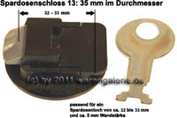 Spardose Kugel schwarz mit einem goldfarbigen Strich aus Keramik Ø= 10,5 cm  mit Spardosenschloss