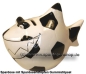 Preview: Spardose Spartier Design Fussball-Hai Keramik A