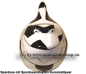 Preview: Spardose Spartier Design Fussball-Hai Keramik B