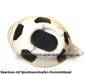 Preview: Spardose Spartier Design Fussball-Hai Keramik E