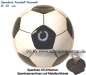 Preview: Spardose Fussball Keramik weiß / schwarz B