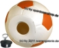 Preview: Spardose Fußball 3 Farbvariante weiß/orange