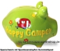 Preview: Sparschwein Kleinsparschwein 3D Design Happy Camper Keramik C