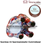 Preview: Spardose Spartier Pomme Pidou Hund Benno weißblau Keramik E