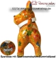 Preview: Spardose Spartier Pomme Pidou Hund Bommer orange Keramik D
