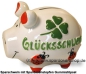 Preview: Sparschwein Kleinsparschwein 3D Glücksschwein Luxusvariante Keramik A