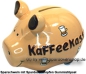 Preview: Sparschwein Kleinsparschwein 3D Design Kaffeekasse Keramik A