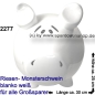 Preview: Sparschwein riesengroßes Monster Sparschwein 3D Design Blanko weiß Keramik B