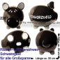 Preview: Sparschwein riesengroßes Monster Sparschwein 3D Design Schwarzgeld D Sonderverkauf ! 767a