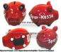 Preview: Sparschwein Kleinsparschwein 3D Design Spar-Kasse Keramik Gesamt