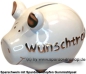Preview: Sparschwein Kleinsparschwein 3D Design Wunschtraum Keramik A