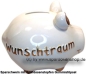 Preview: Sparschwein Kleinsparschwein 3D Design Wunschtraum Keramik C