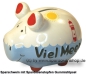 Preview: Sparschwein Kleinsparschwein 3D Design Viel Meer! Keramik A
