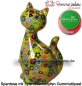 Preview: Spardose Spartier Pomme Pidou Katze Caramel hellgrün Keramik C