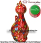 Preview: Spardose Spartier Pomme Pidou Katze Caramel rot mit Herzen Keramik B