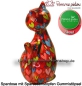 Preview: Spardose Spartier Pomme Pidou Katze Caramel rot mit Herzen Keramik D