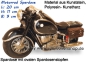 Preview: Spardose Motorrad schwarz/ bunt A