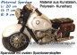 Preview: Spardose Motorrad weiß/ bunt A