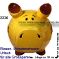 Preview: Sparschwein riesengroßes Monster Sparschwein 3D Design Urlaub Keramik B