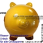 Preview: Sparschwein riesengroßes Monster Sparschwein 3D Design Urlaub Keramik D