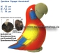 Preview: Spardose Papagei aus Kunststoff D