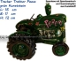 Preview: Trecker Traktor Peace Spardose grün Kunststein E