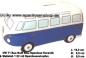 Preview: Spardose Auto VW T1 Bus Bulli blau A