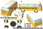 Preview: Spardose Auto VW T2 Bus gelb Bulli Gesamt