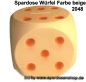 Preview: Spardose Würfel Farbvariante beige A