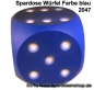 Preview: Spardose Würfel Farbvariante blau A