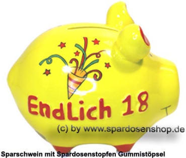 KCG Sparschwein Endlich 18 C