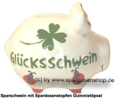 Sparschwein Kleinsparschwein 3D Design Glücksschwein Keramik C