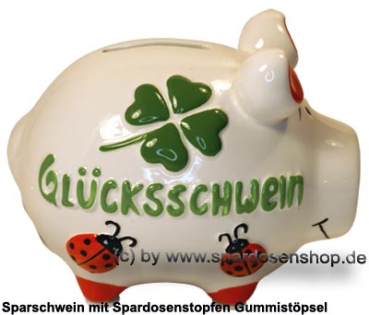 Sparschwein Kleinsparschwein 3D Glücksschwein Luxusvariante Keramik C