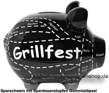 Sparschwein Mittelsparschwein Grillfest Keramik C