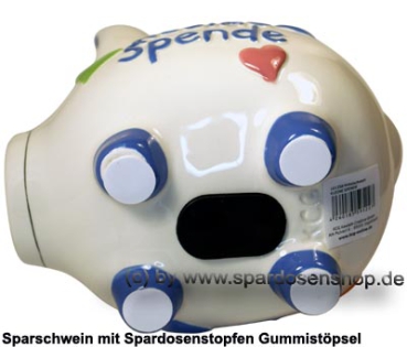 Sparschwein mittelgroßes Sparschwein 3D Design Kleine Spende Keramik E