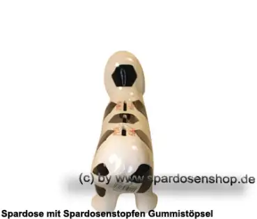 Spardose Spartier Spardackel weiss mit Design - Fußball - Frauen - Alkohol - Keramik D