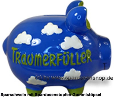 Sparschwein mittelgroßes Sparschwein 3D Design Traumerfüller Keramik C