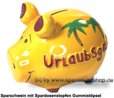 Sparschwein Kleinsparschwein 3D Design Urlaubsgeld Keramik A