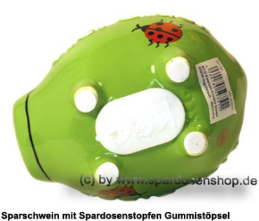 Sparschwein Kleinsparschwein 3D Design Viel Glück Keramik E