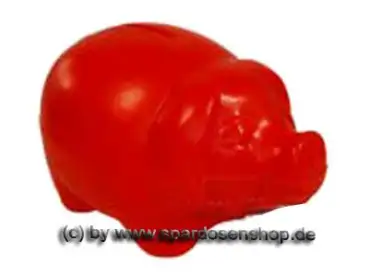 Sparschwein Einfach Rot A