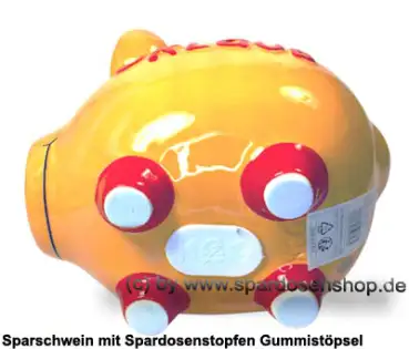 Sparschwein mittelgroßes Sparschwein 3D Design Urlaub Palmen Keramik E