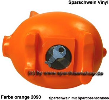 Sparschwein Vinyl Groß Orange Großsparschwein E