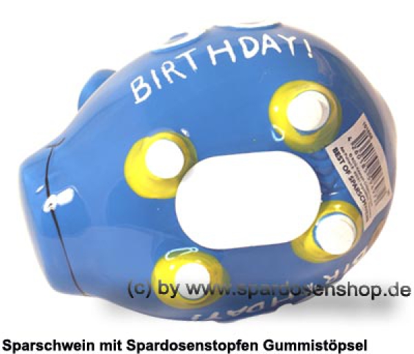 Sparschwein Kleinsparschwein 3D Design 30 Birthday! Keramik E