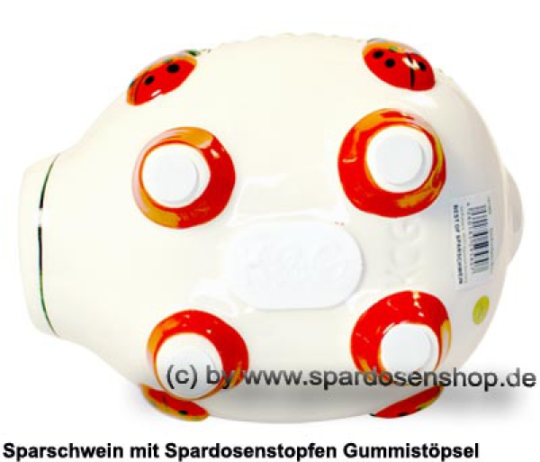 Sparschwein mittelgroßes Sparschwein 3D Design Glücksschwein mittel Keramik E