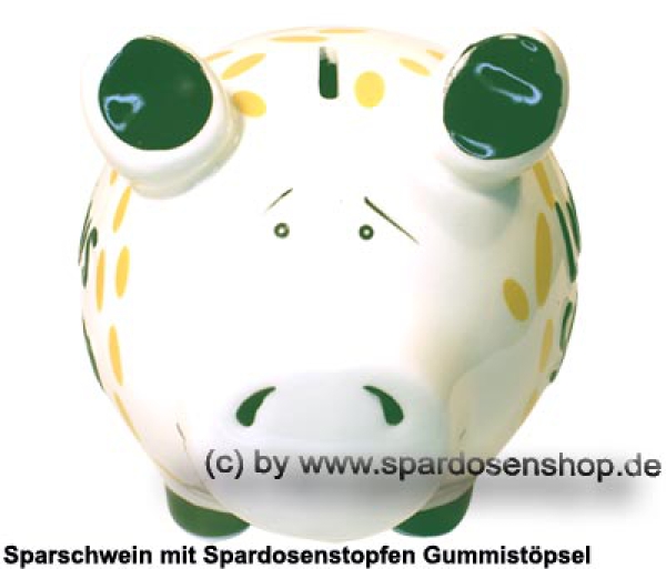 Sparschwein mittelgroßes Sparschwein 3D Design Luxus Schwein Keramik B